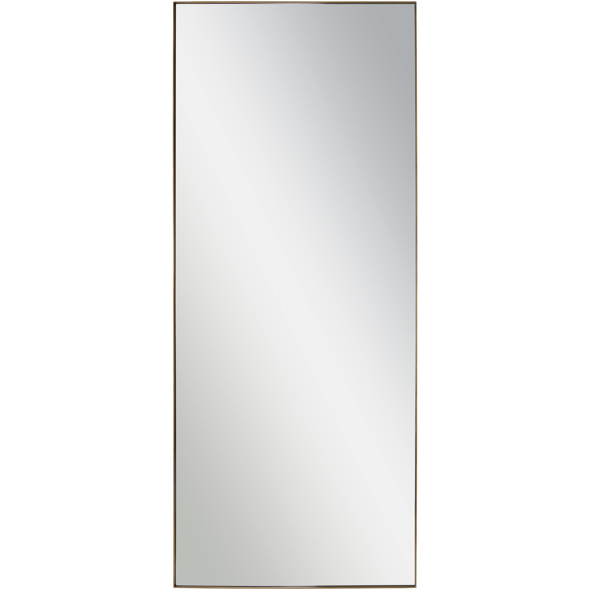 Northern 30" Iron - Antique Brass Mirror