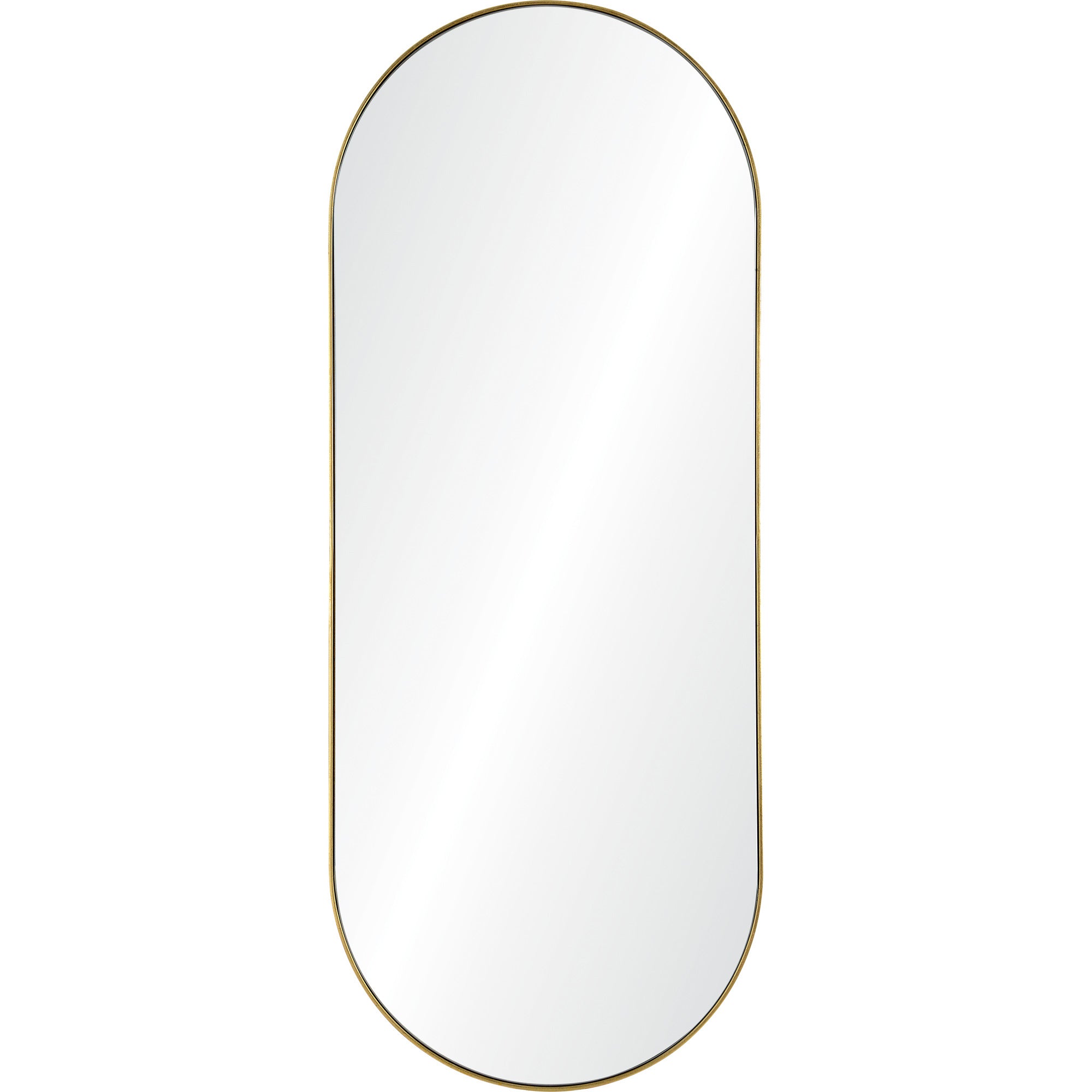 Marius 24" Iron - Gold Leaf Mirror