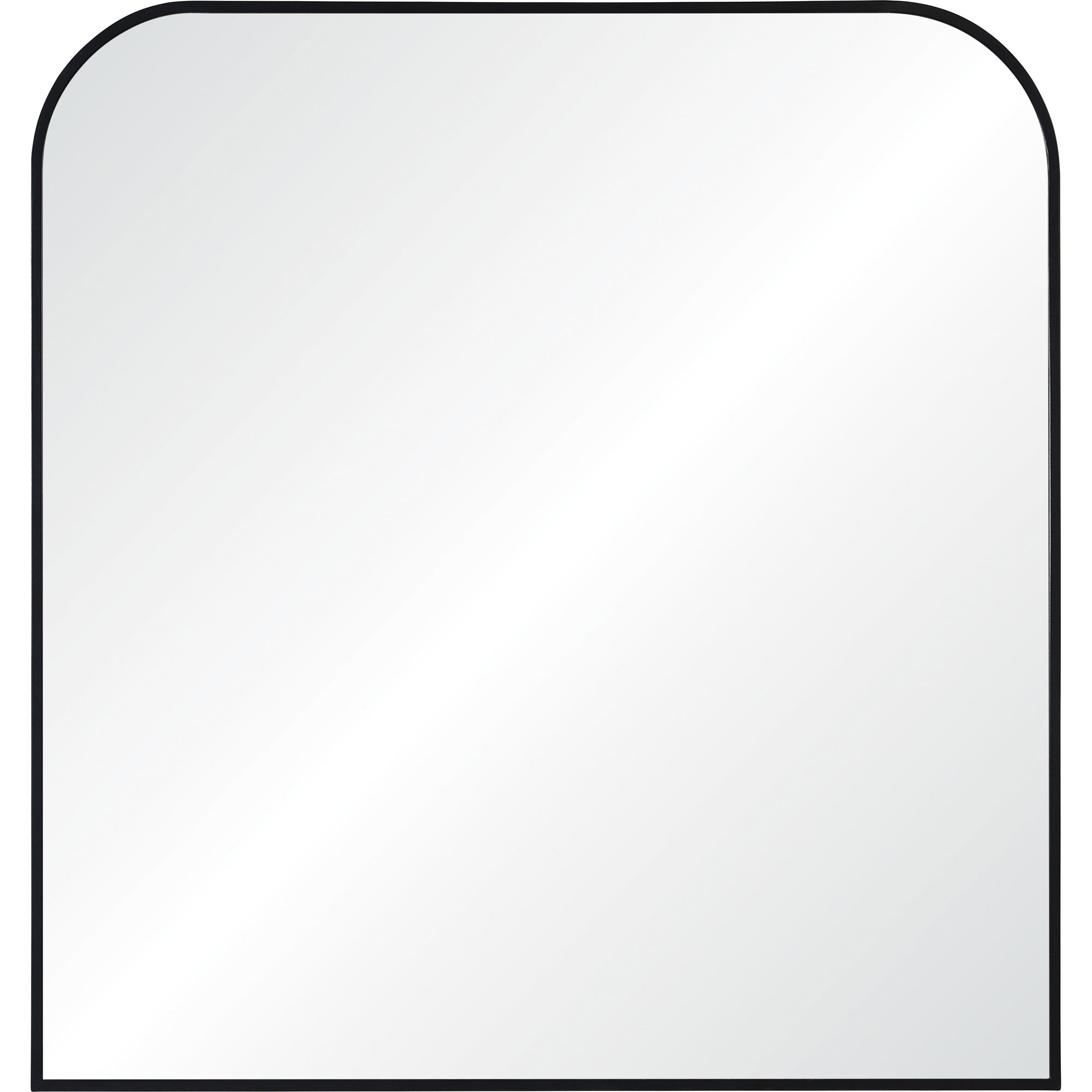 Luka 38" Iron - Black Power Coated Mirror