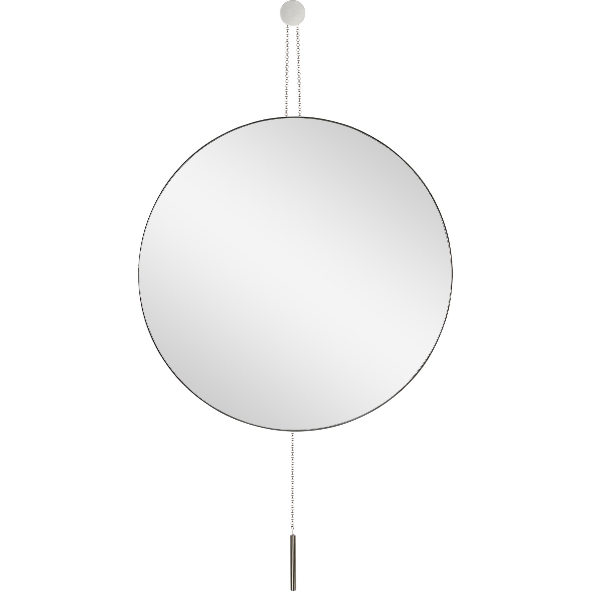 Coster 25" Iron - Nickel Plated Mirror