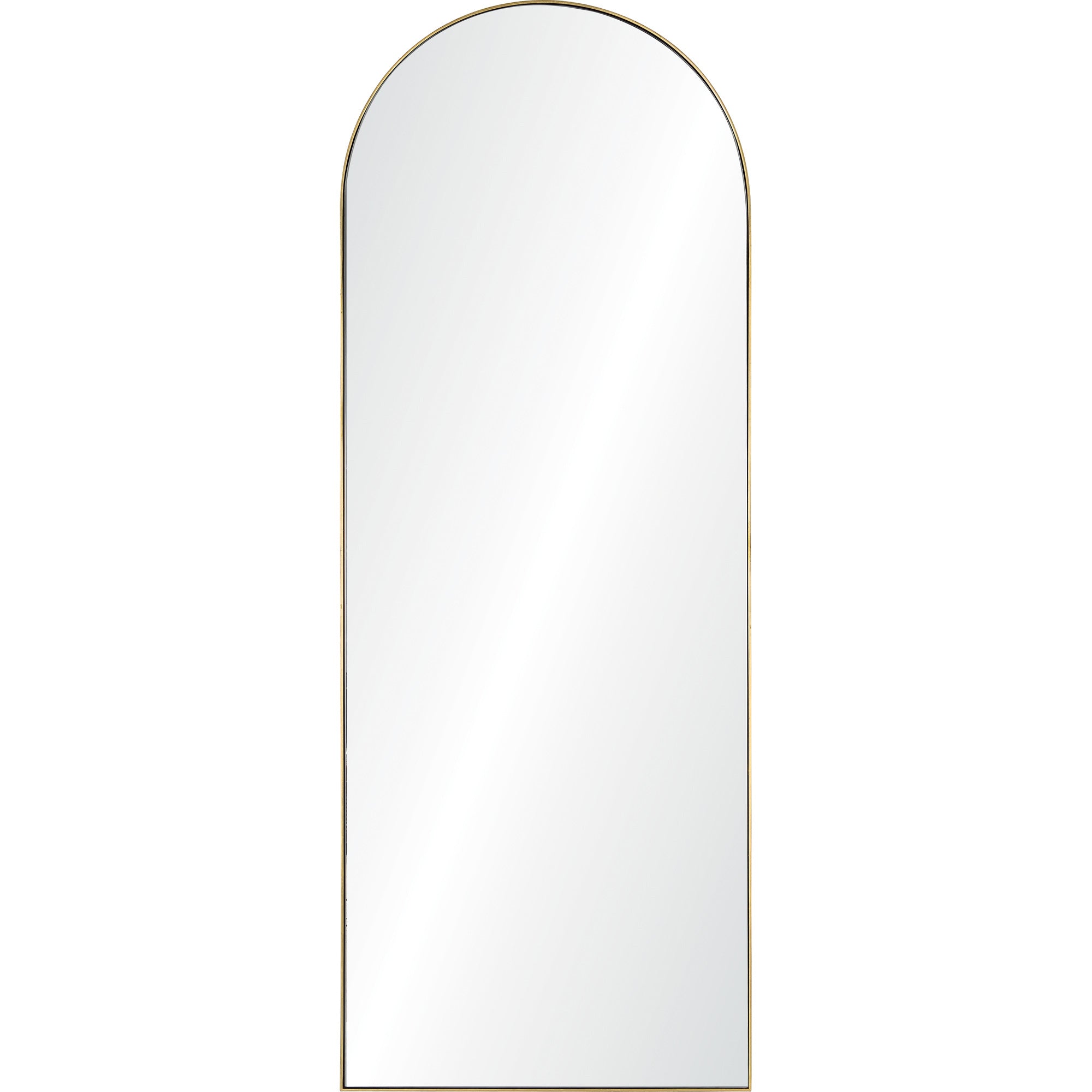 Thatcher 30" Iron - Gold Leaf Mirror