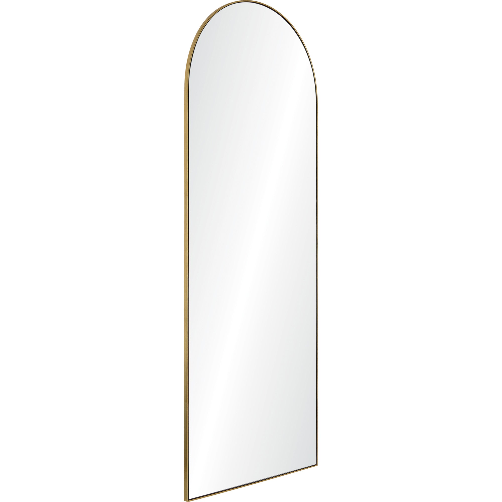 Thatcher 30" Iron - Gold Leaf Mirror