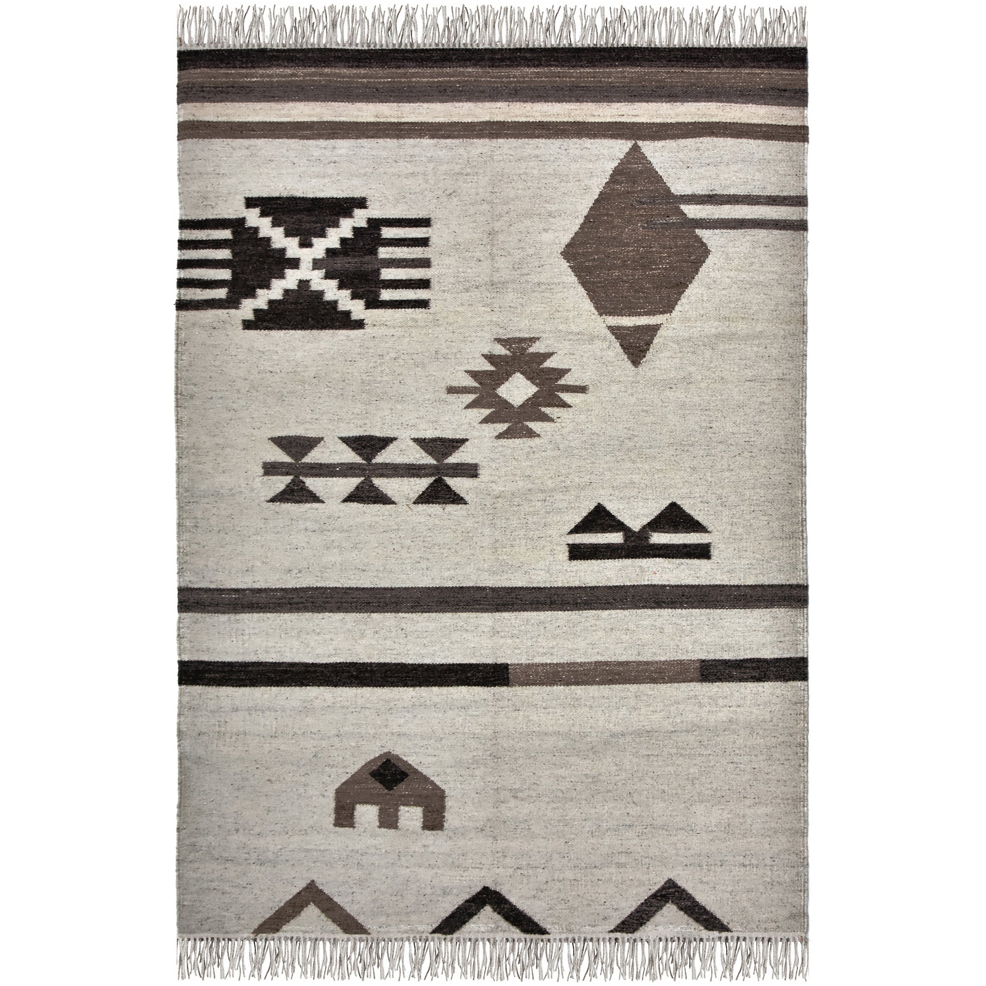 Bedouin 8' x 10' Cream - Wool Rug