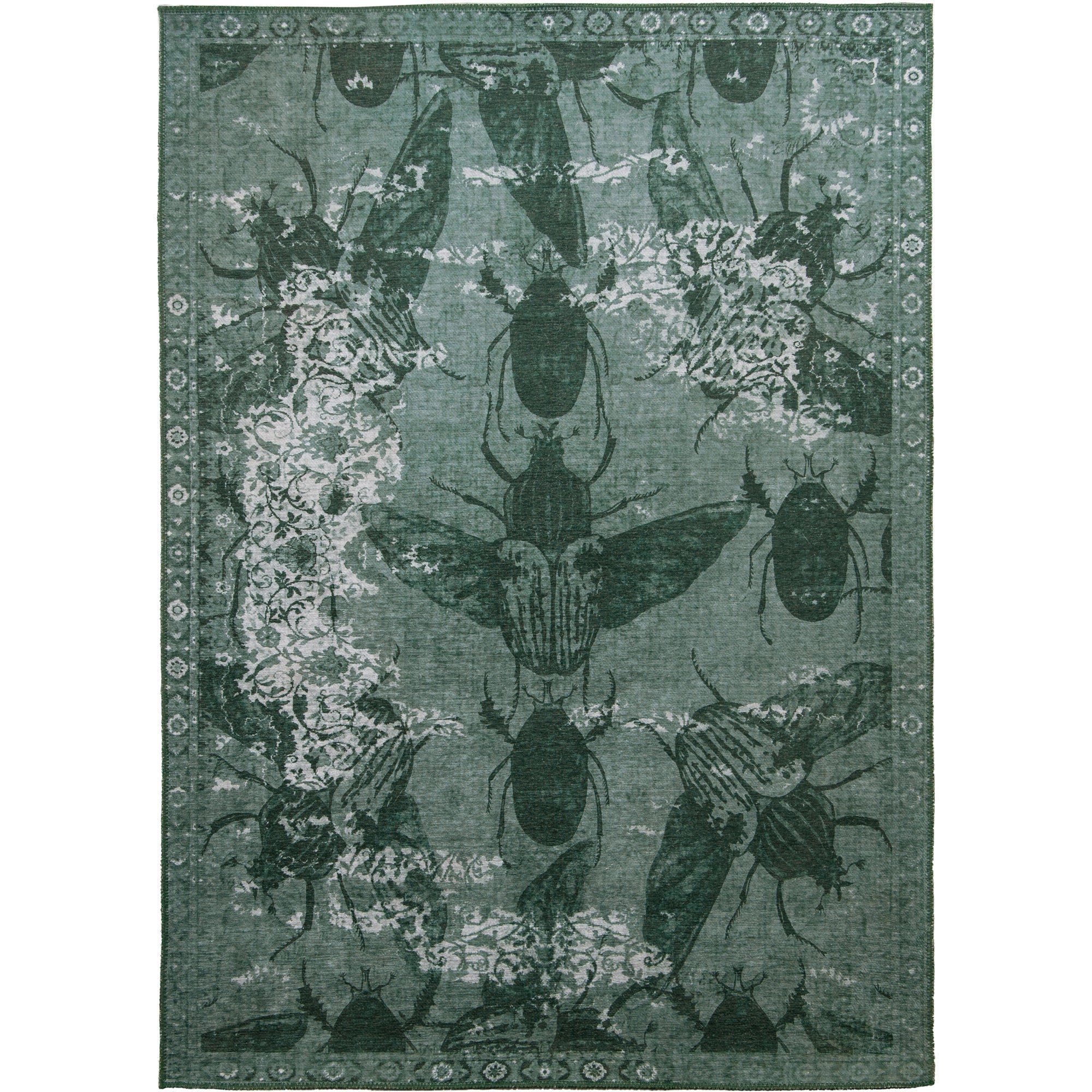 Laika 9' x 12' Green - Polyester Rug