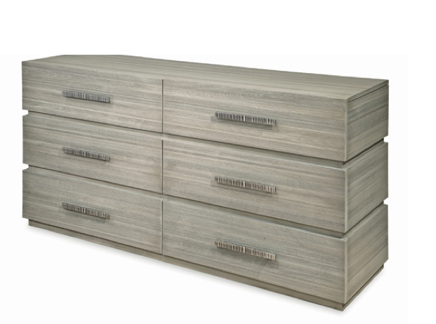 Modern Simplicity 6-Drawer Double Dresser