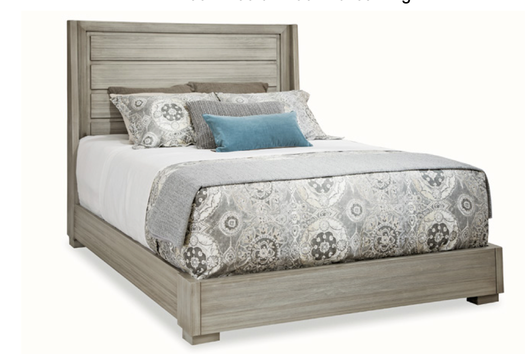 Modern Simplicity Wood Panel Bed