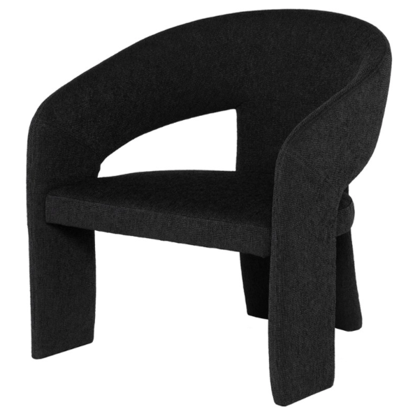 Anise Occasional Chair- Activated Charcoal