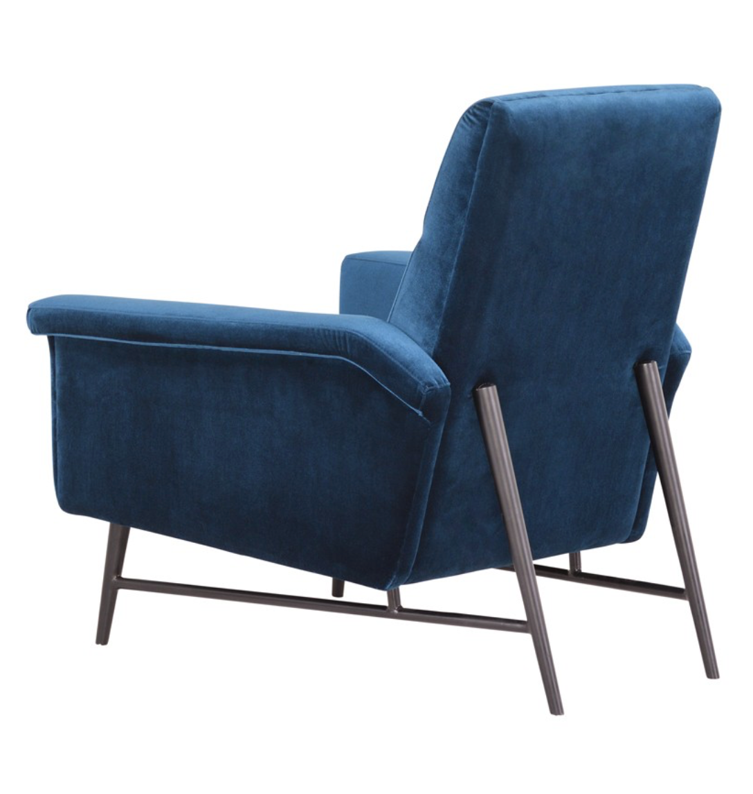 Mathise Midnight Blue Occasional Chair