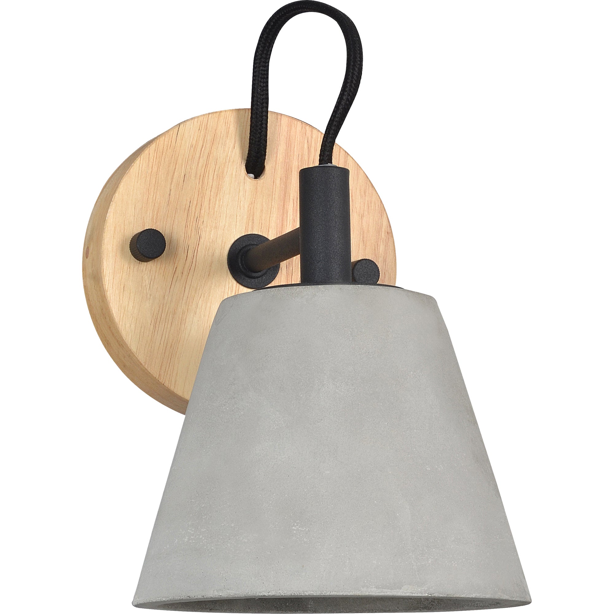 Turtle Bay 8" Grey Concrete Wall Light