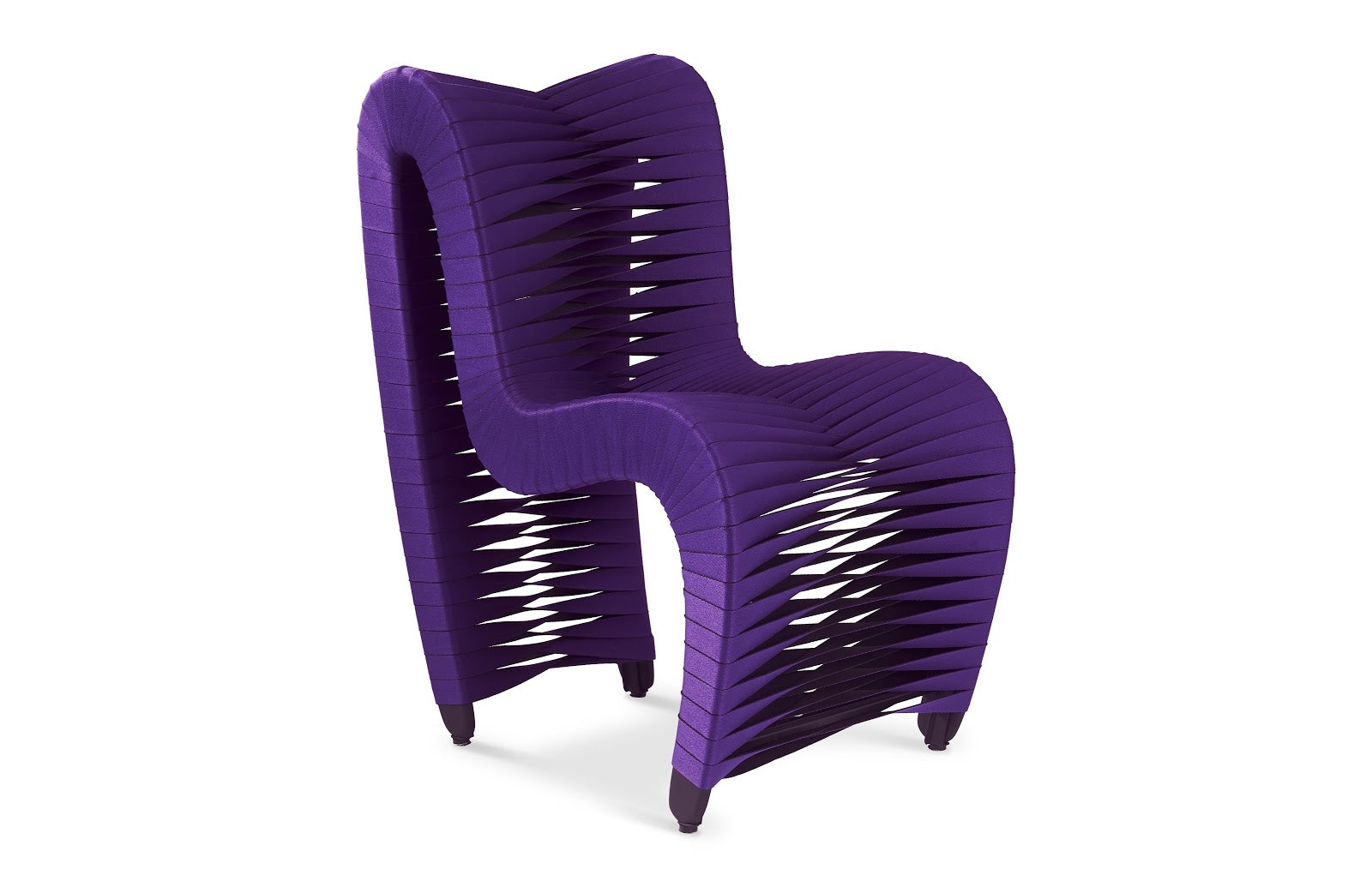 Seat Belt Dining Chair, Purple