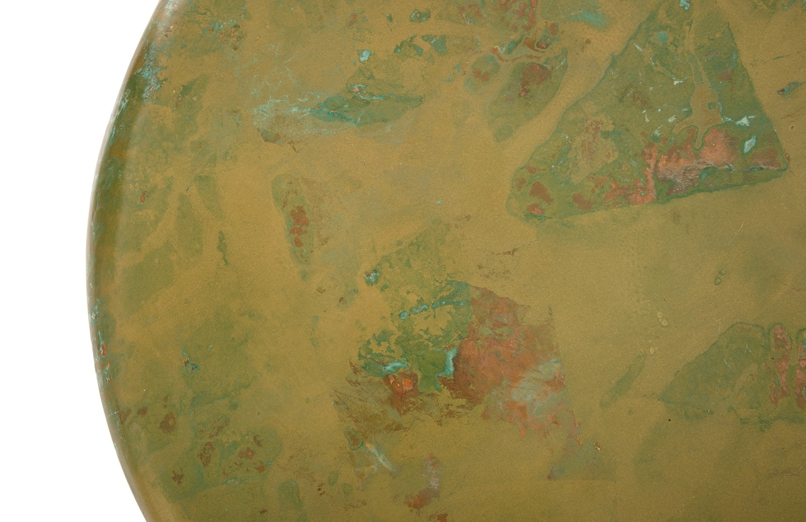 Button Coffee Table, Lichen Finish
