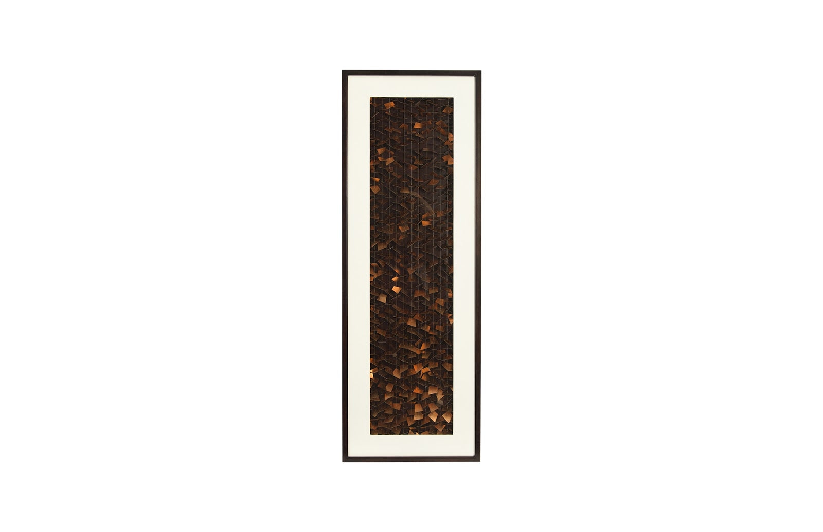 Flicker Wall Art, Rectangle, Black/Copper