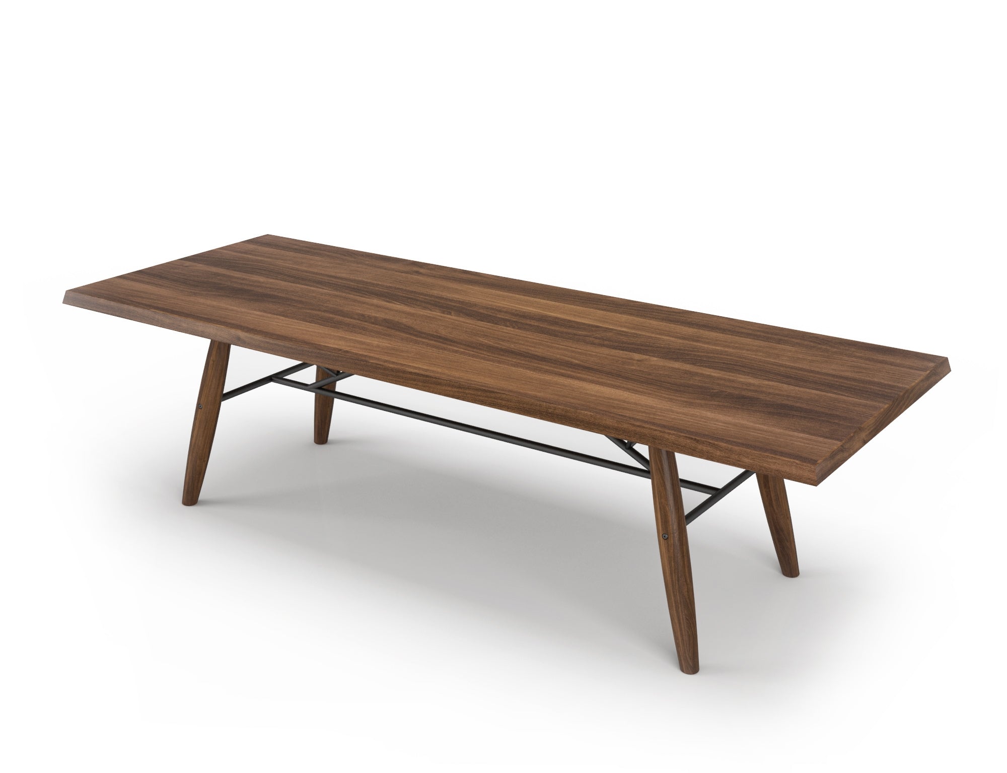 Connection Wood Top Dining Table