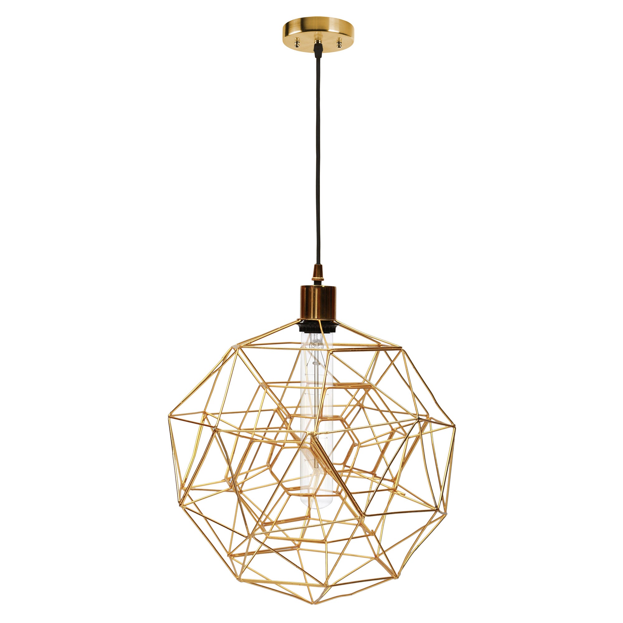 Sidereal 15" Iron - Gold Powder Ceiling Light