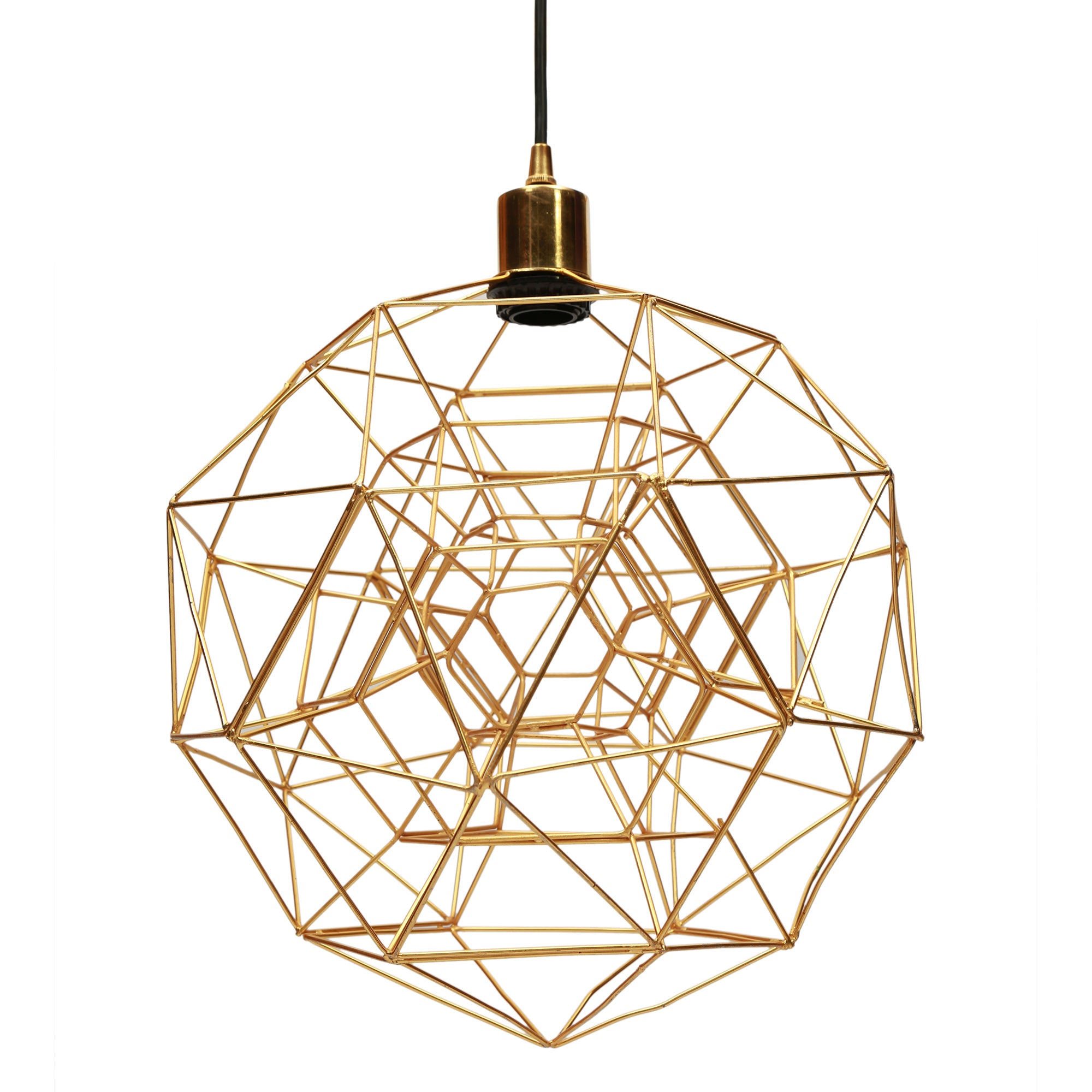 Sidereal 15" Iron - Gold Powder Ceiling Light