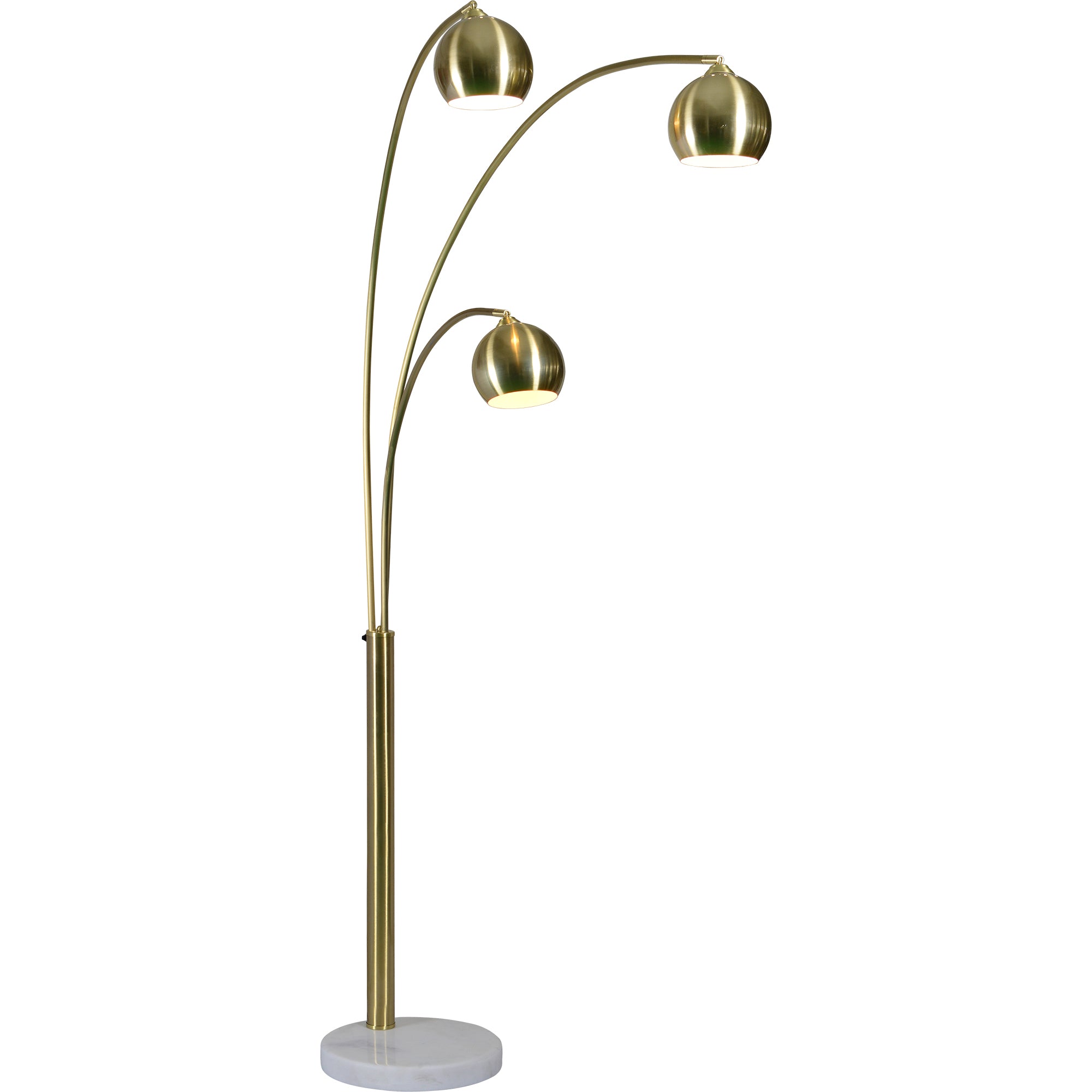 Dorset 24" Iron - Satin Brass Floor Lamp