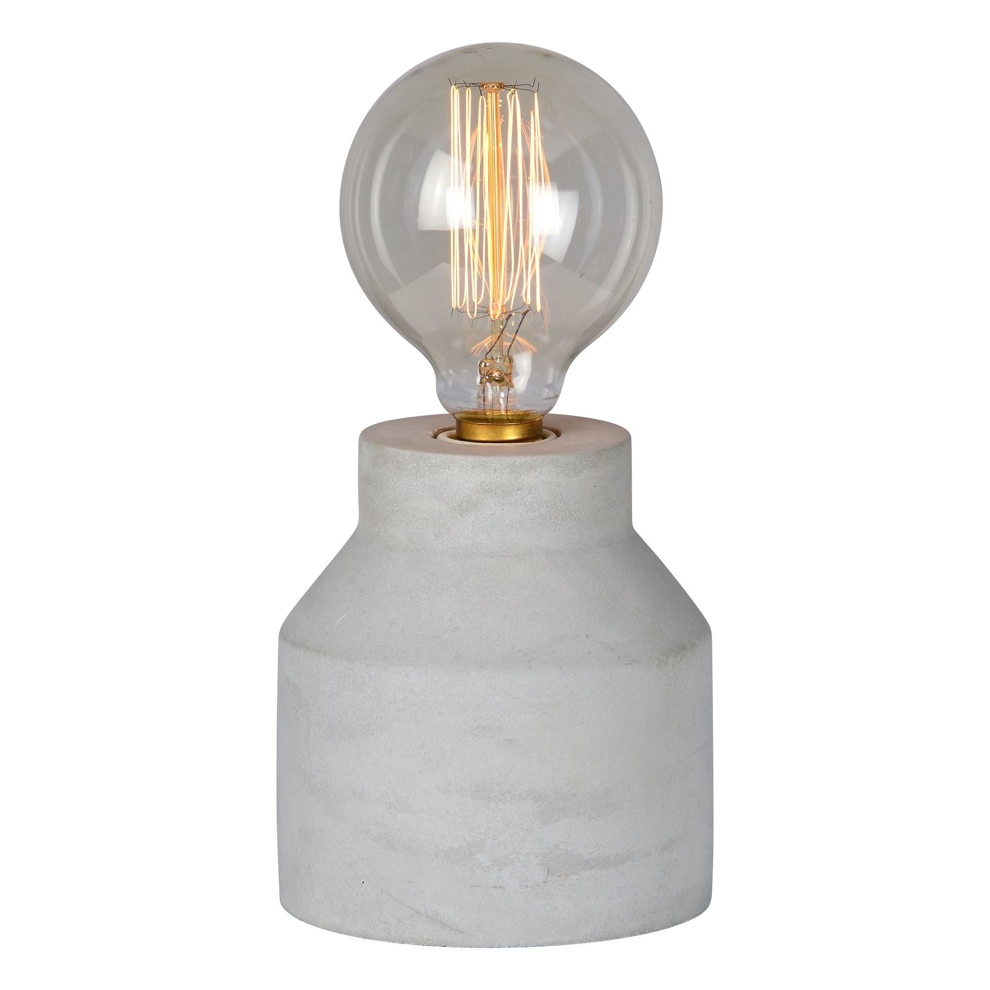 Soleil 5" Light Grey Concrete Table Lamp