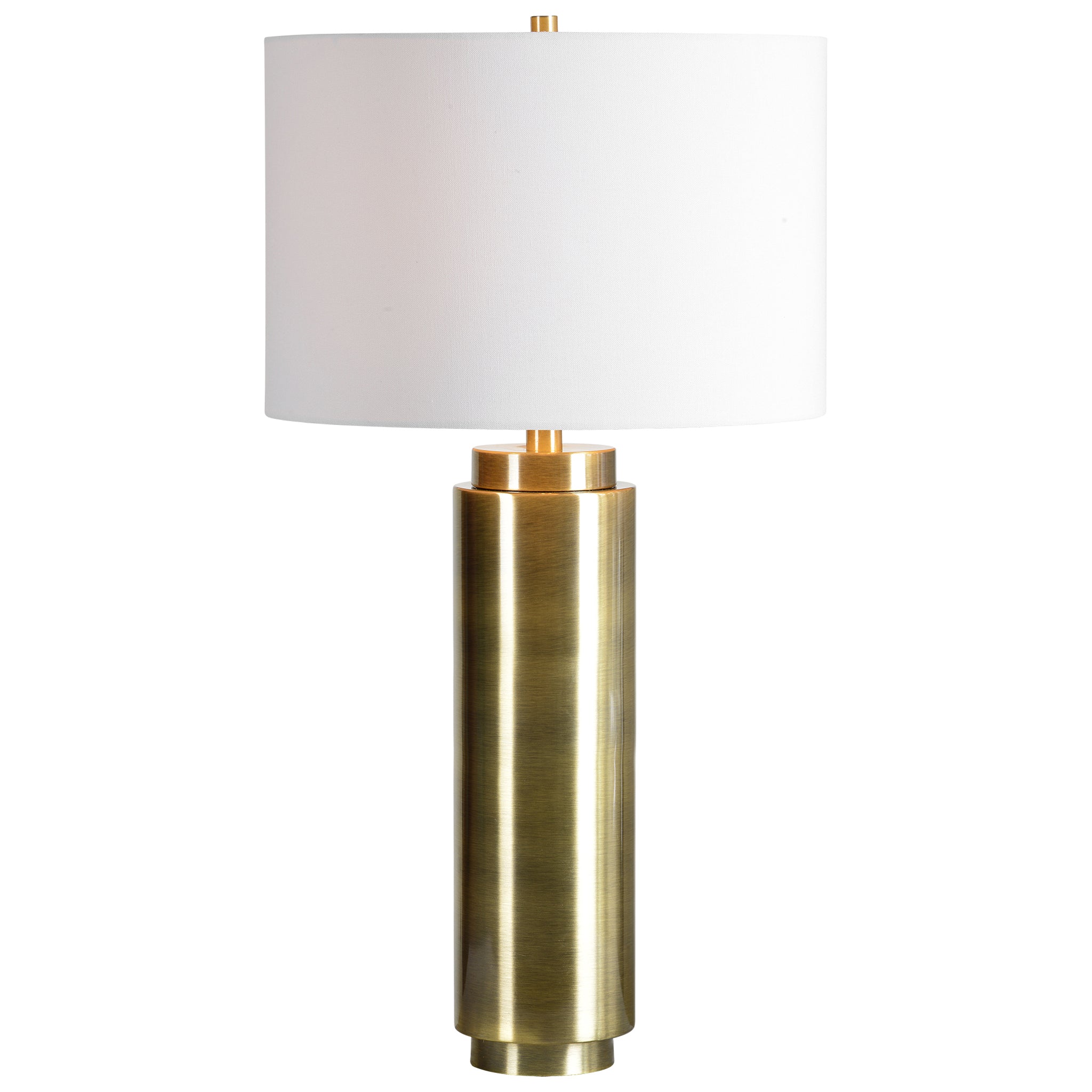 Sherwood 15" Iron - Antique Brass Plated Table Lamp