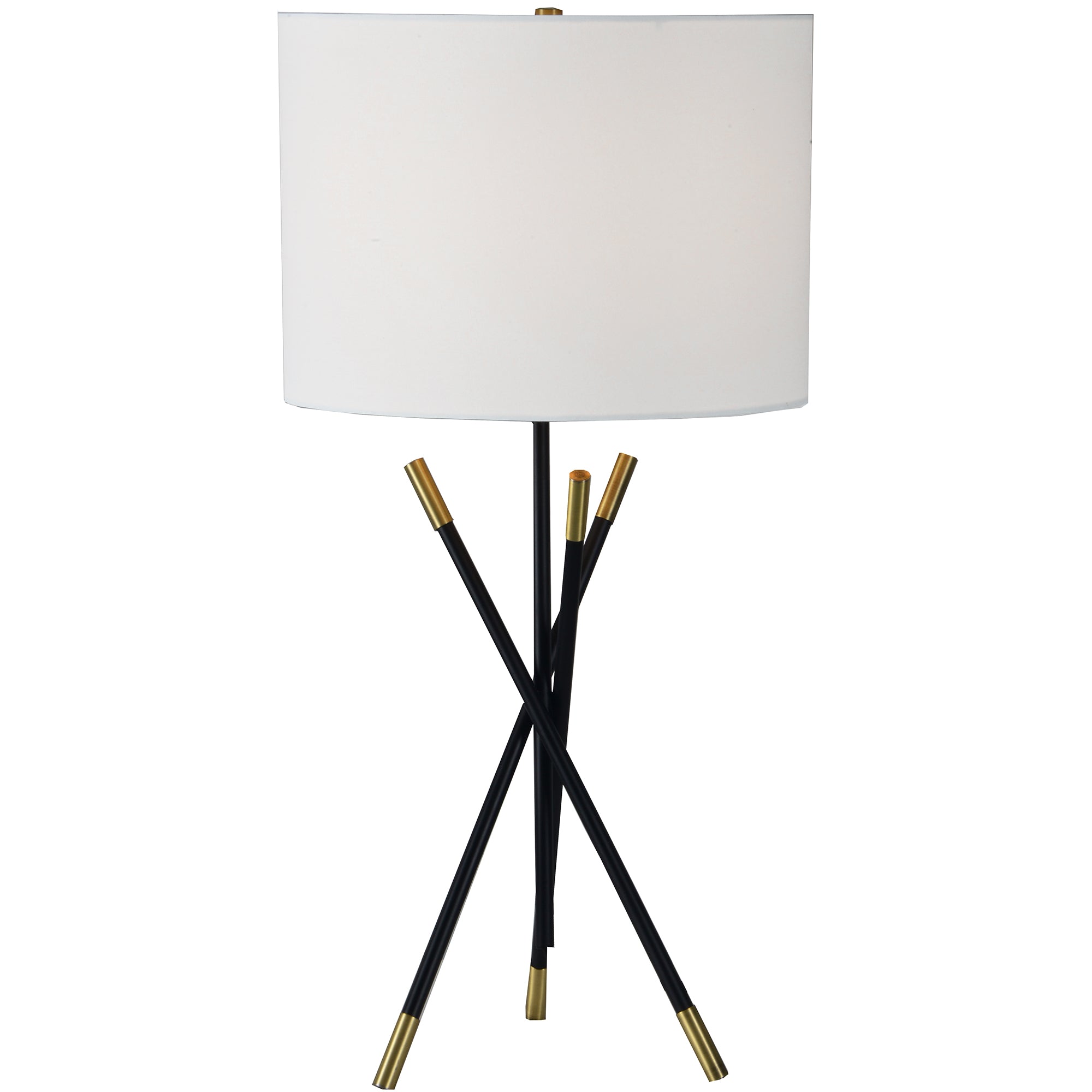 Hudswell 14" Steel - Black Powder Coated Table Lamp