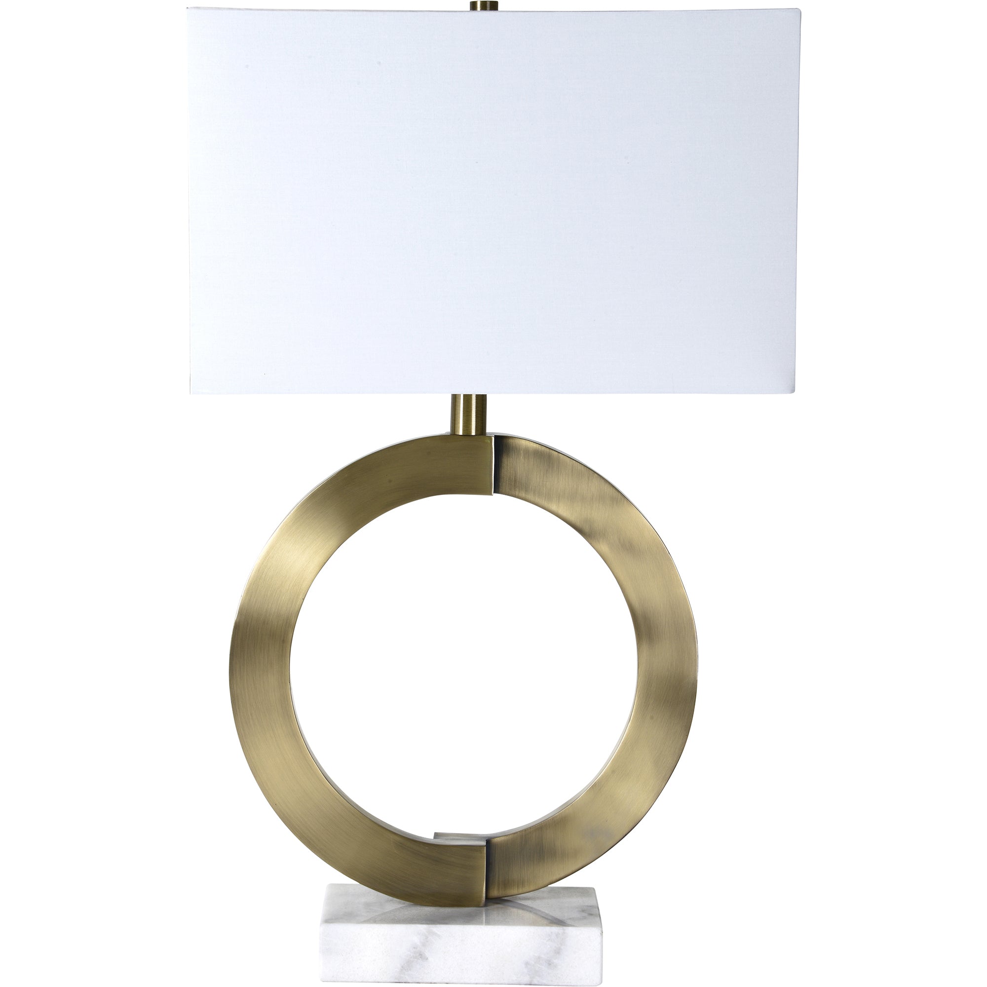 Skylar 16" Iron - Antique Brass Table Lamp