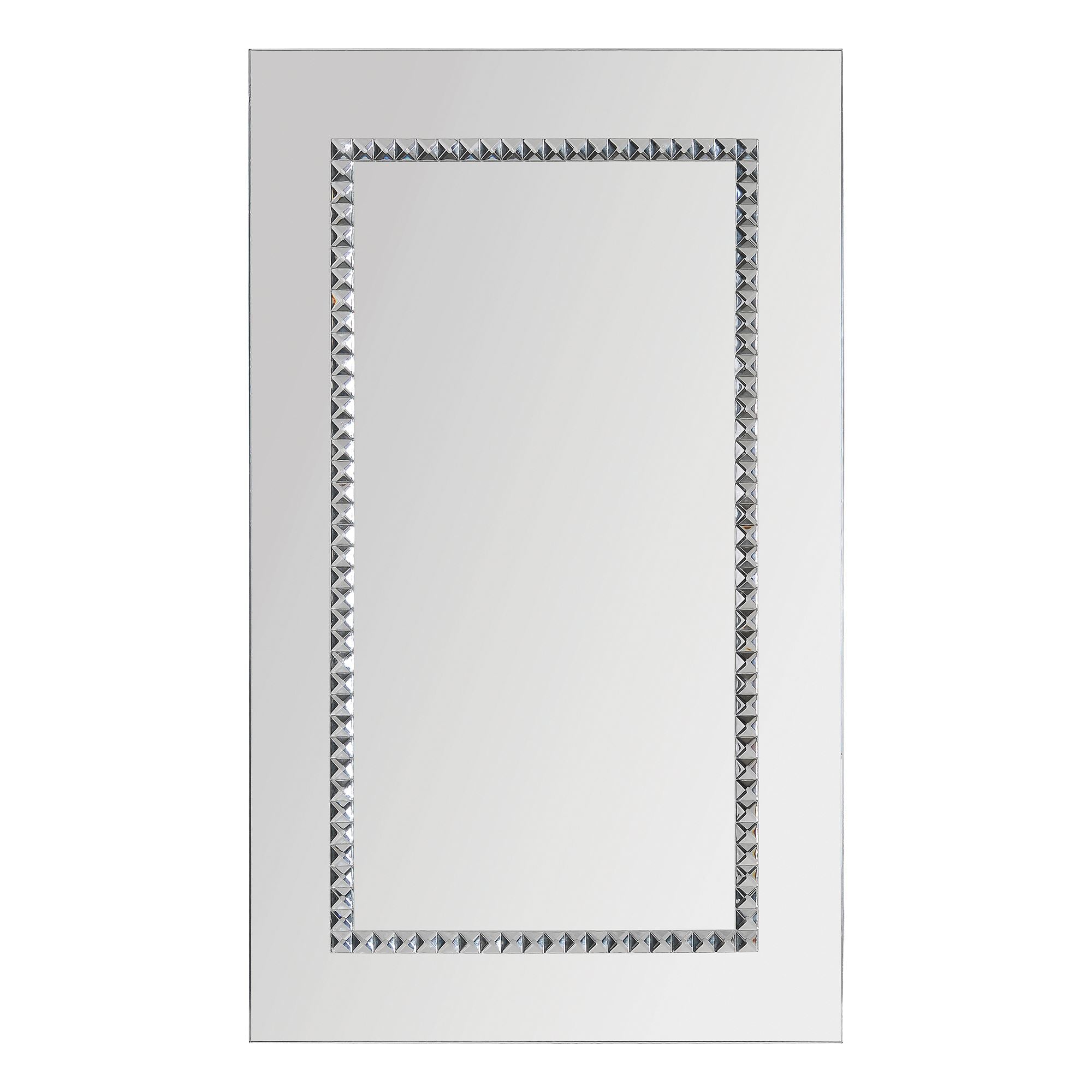 Embedded Jewels 24" Polished Mirror