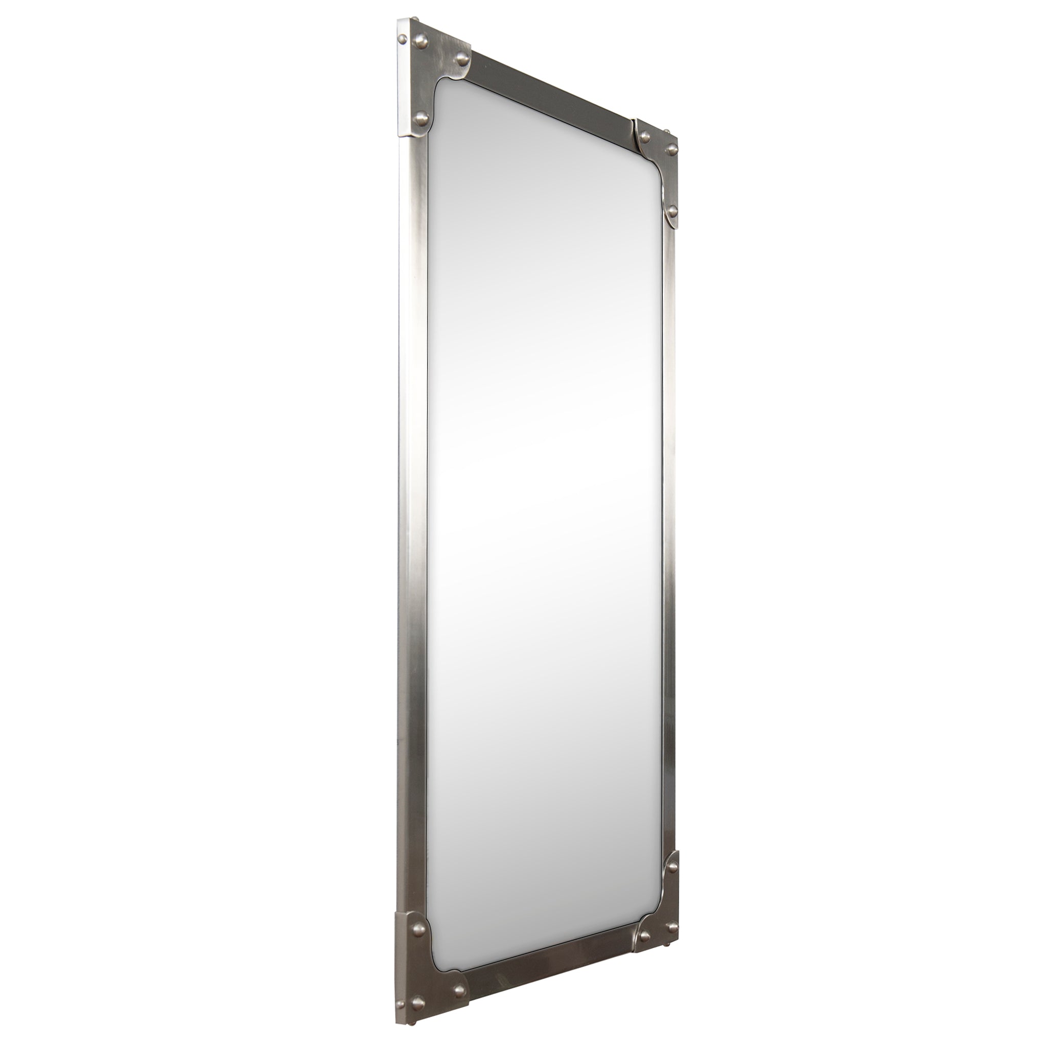 Tia 24" Nickel Plated Mirror
