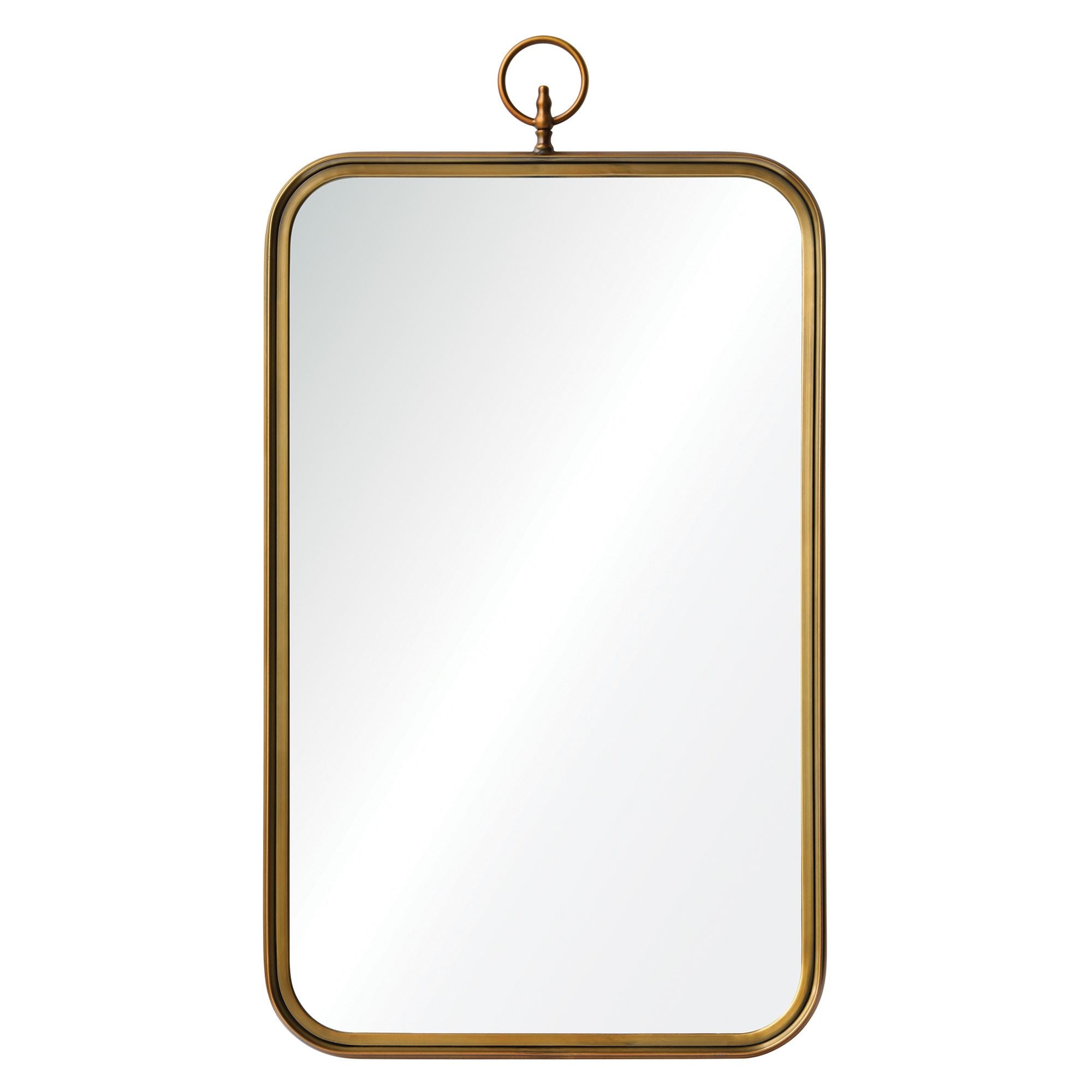 Coburg 22" Iron - Brass Mirror