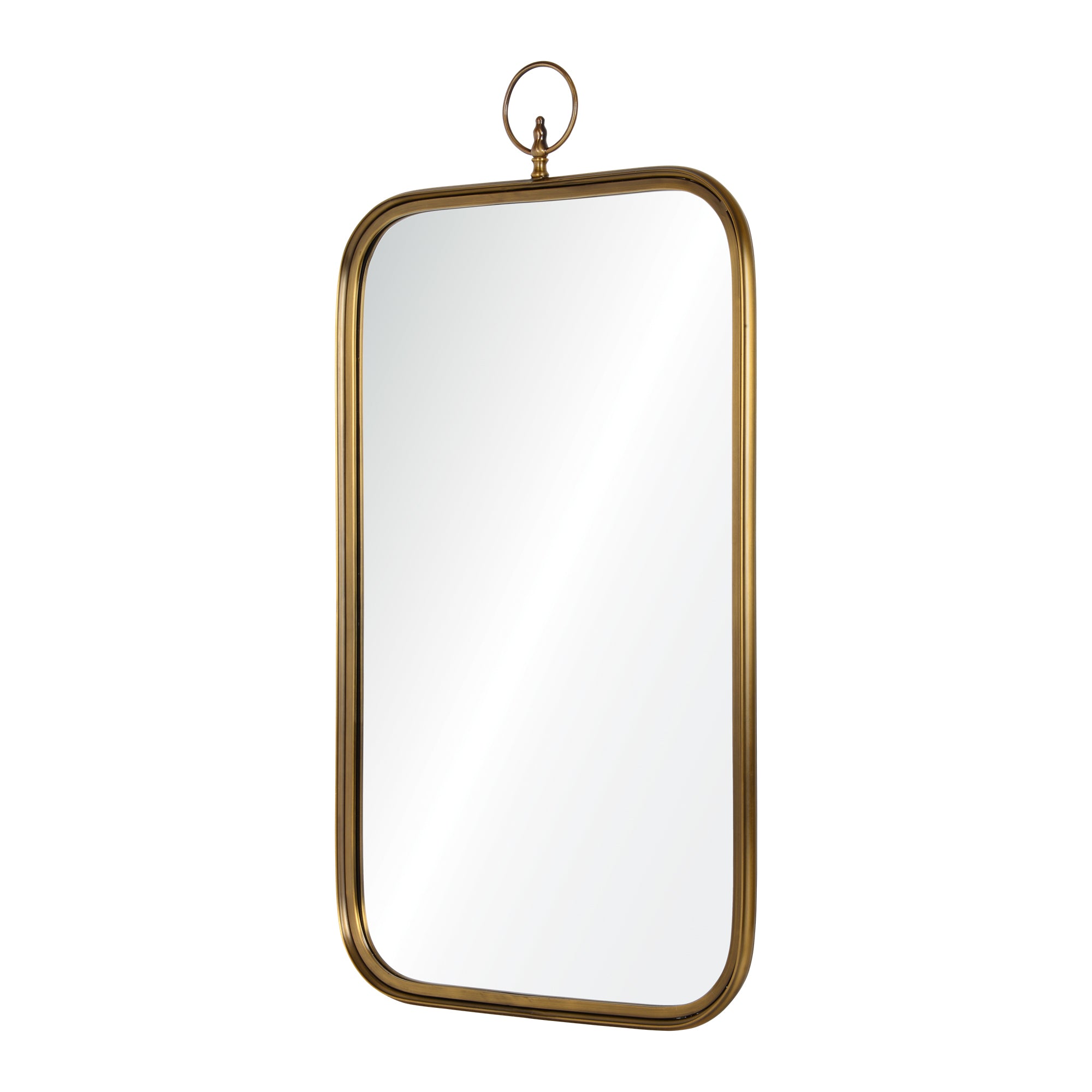 Coburg 22" Iron - Brass Mirror