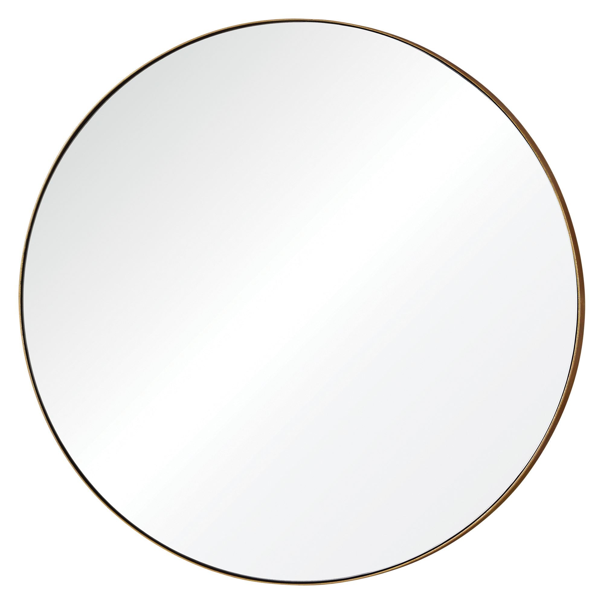 Oryx 30" Iron - Gold Leaf Mirror