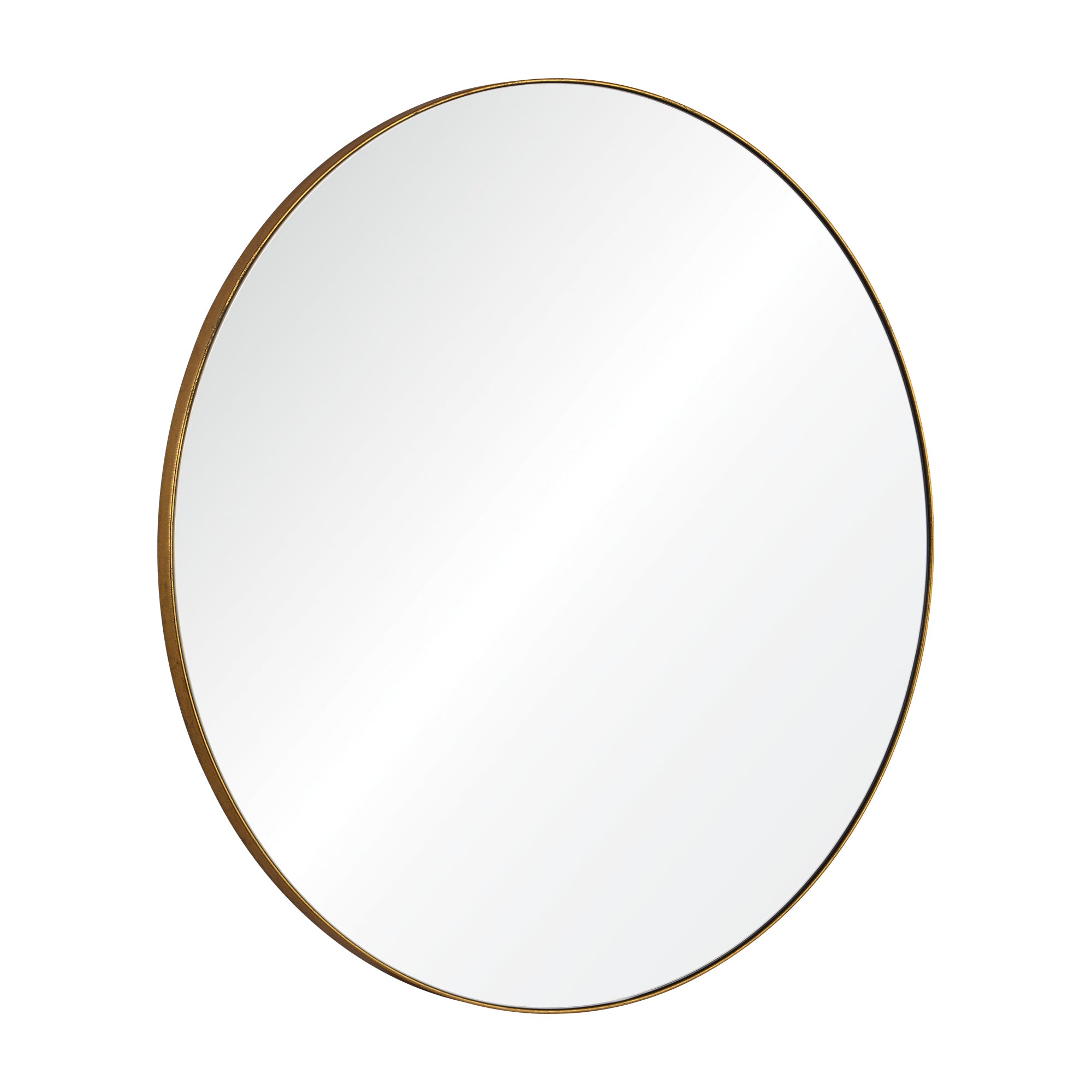 Oryx 30" Iron - Gold Leaf Mirror