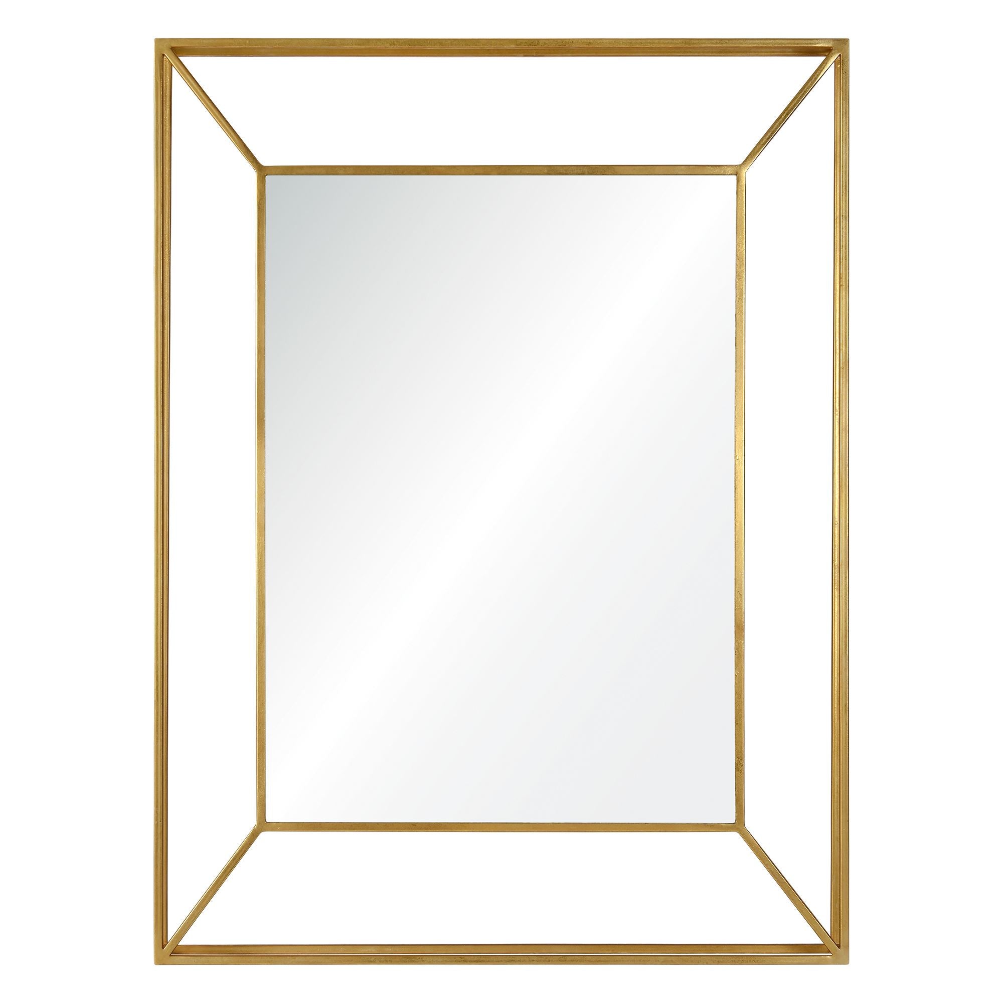 Wilton 30" Gold Leaf Mirror