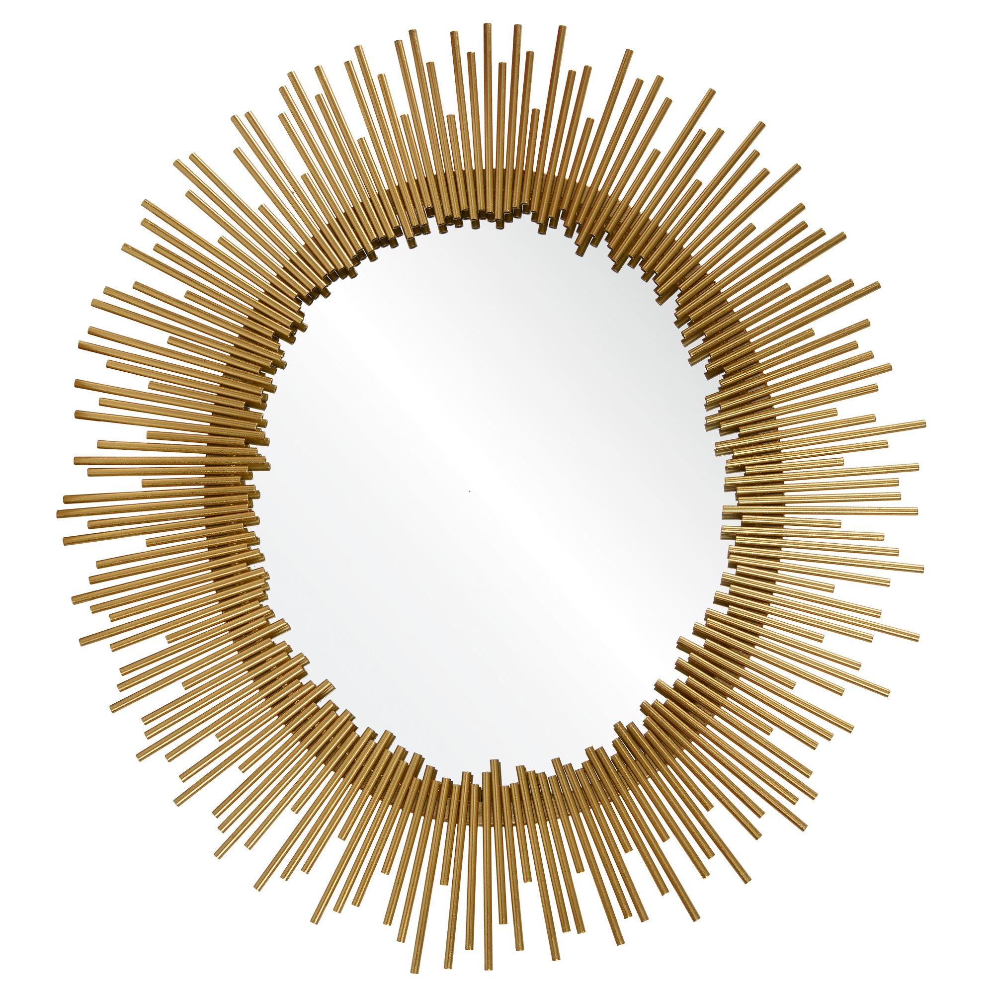 Orwell 32" Iron - Gold Leaf Mirror