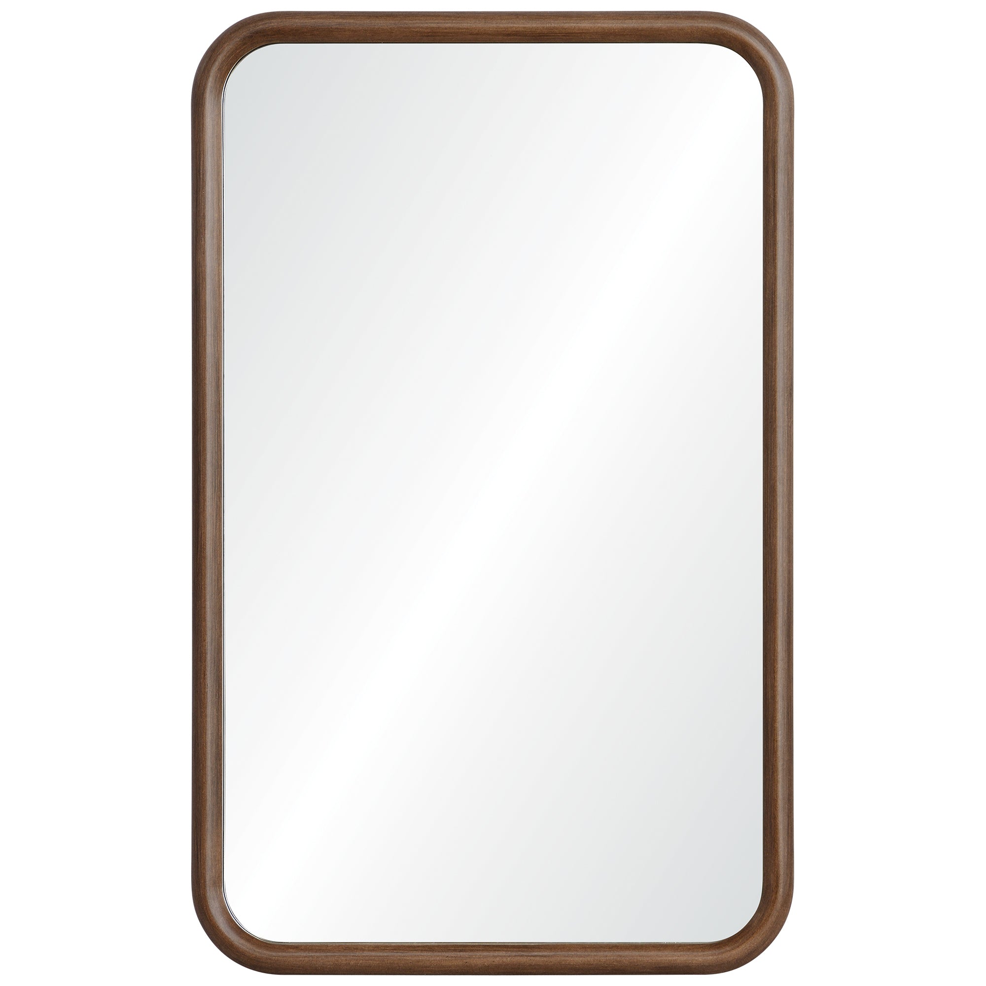 Dickens 32" Wood - Walnut Finish Mirror