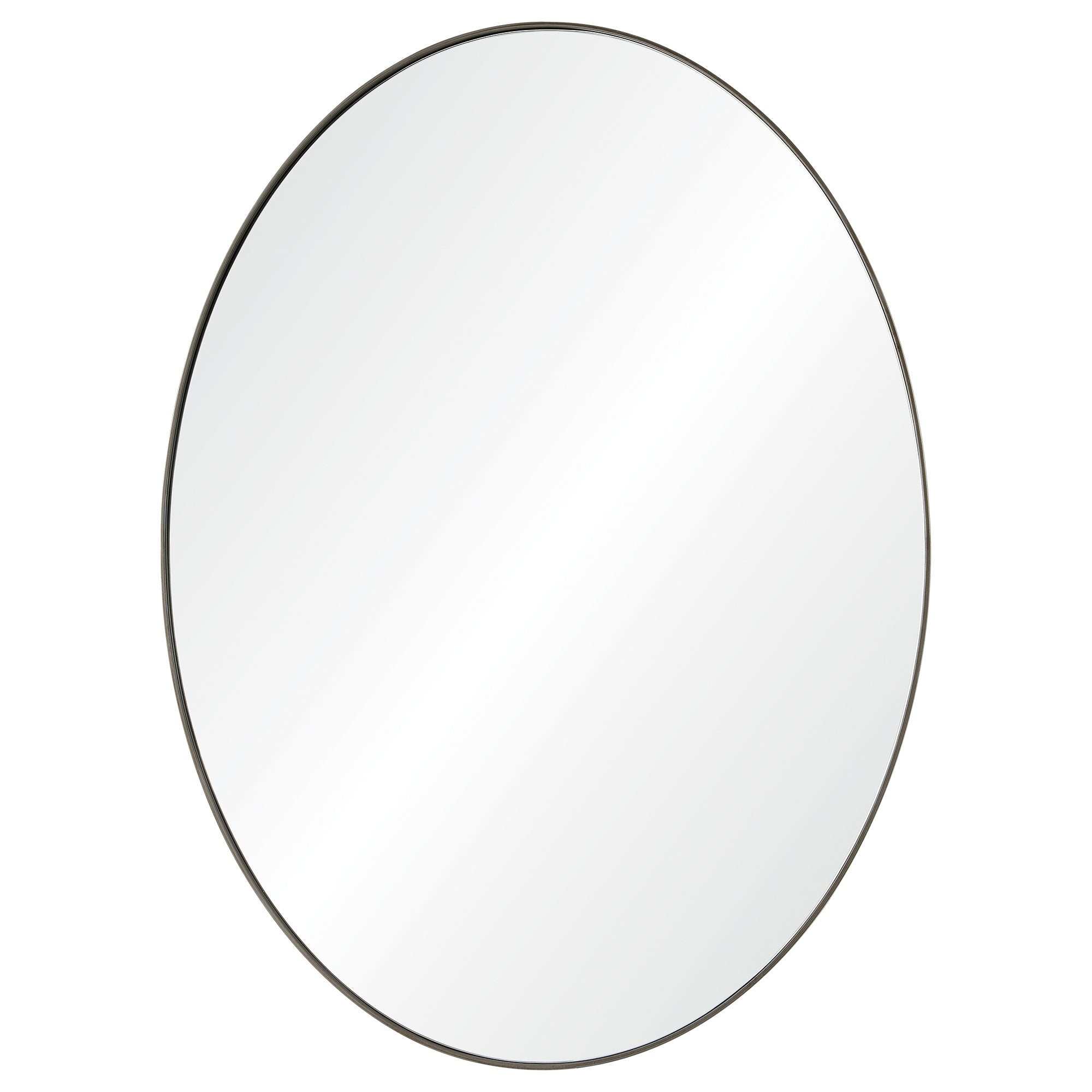 Newport 30" Iron - Antique Brushed Mirror