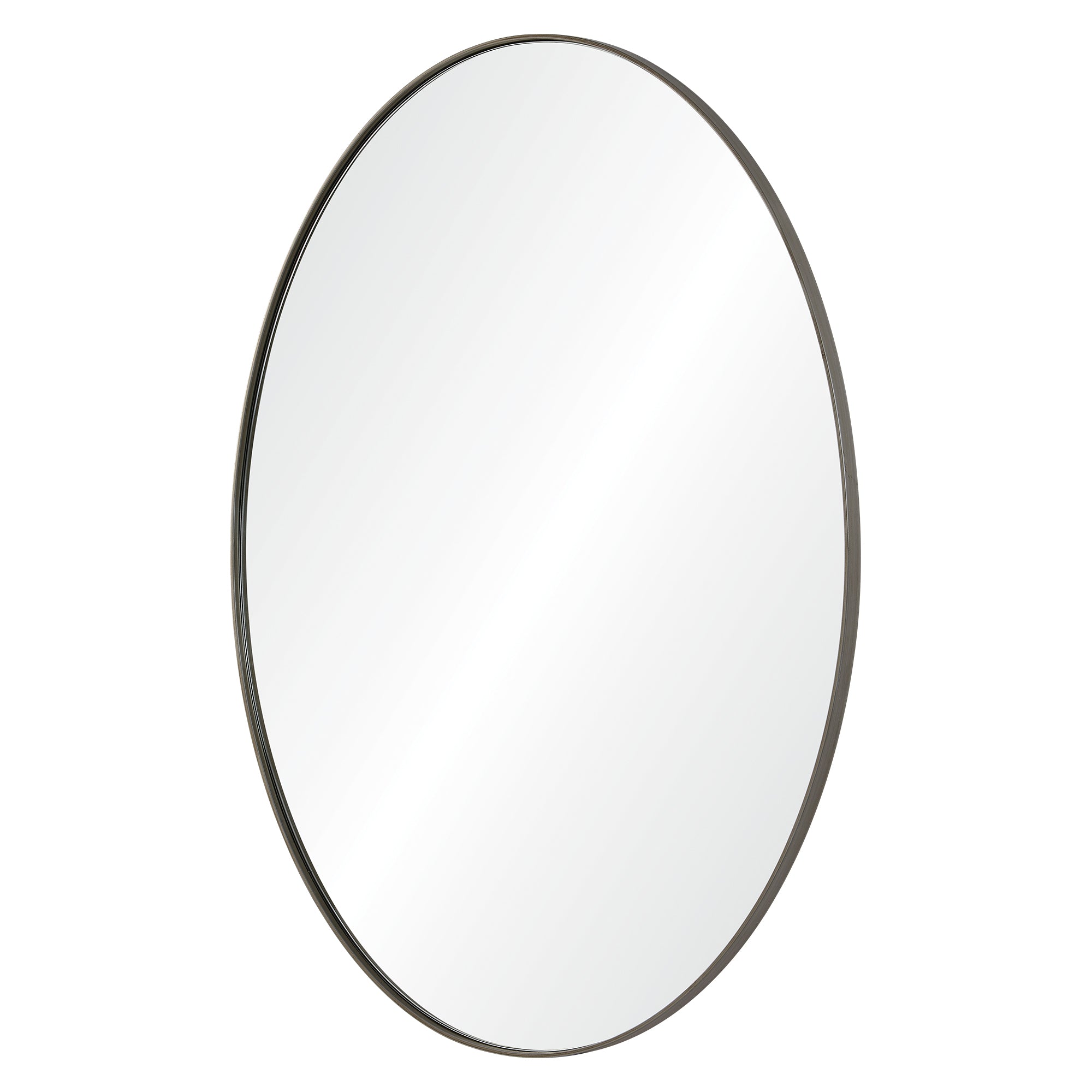 Newport 30" Iron - Antique Brushed Mirror