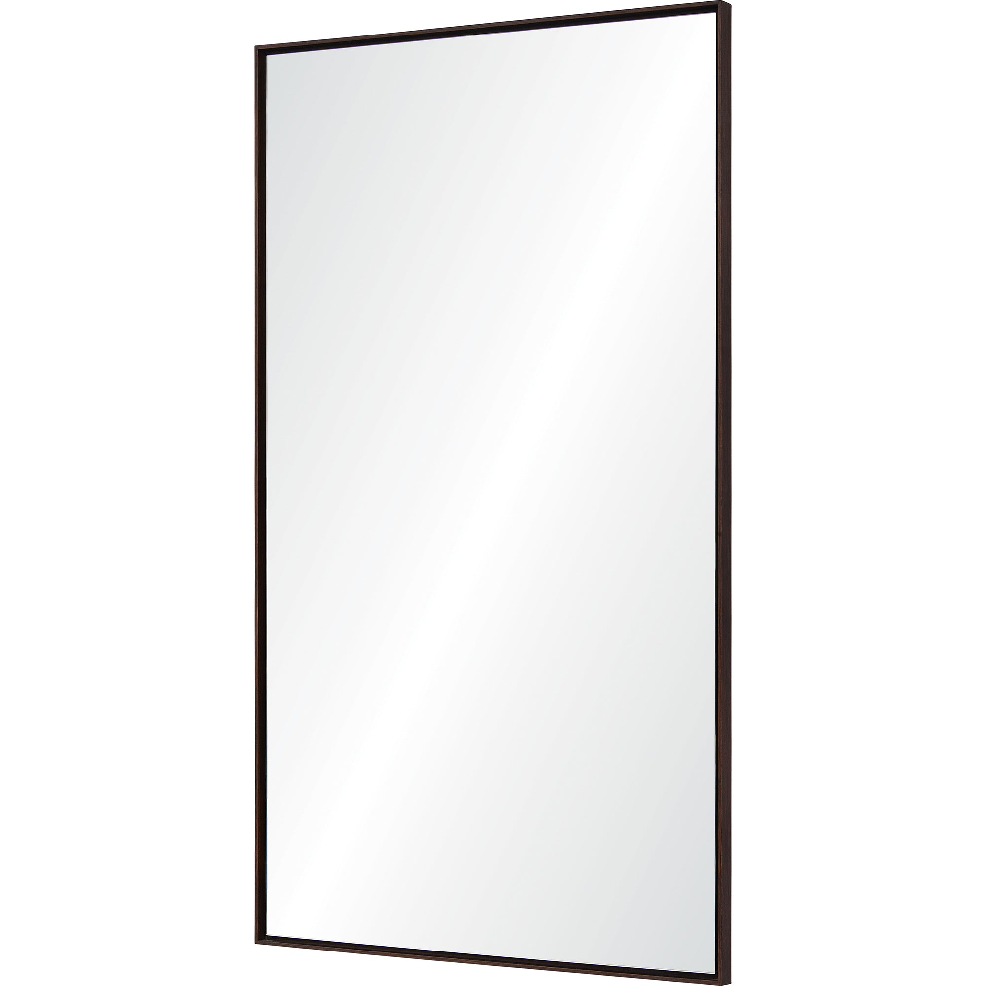 Anjalina 48" Fir Wood - Dark Chestnut Mirror