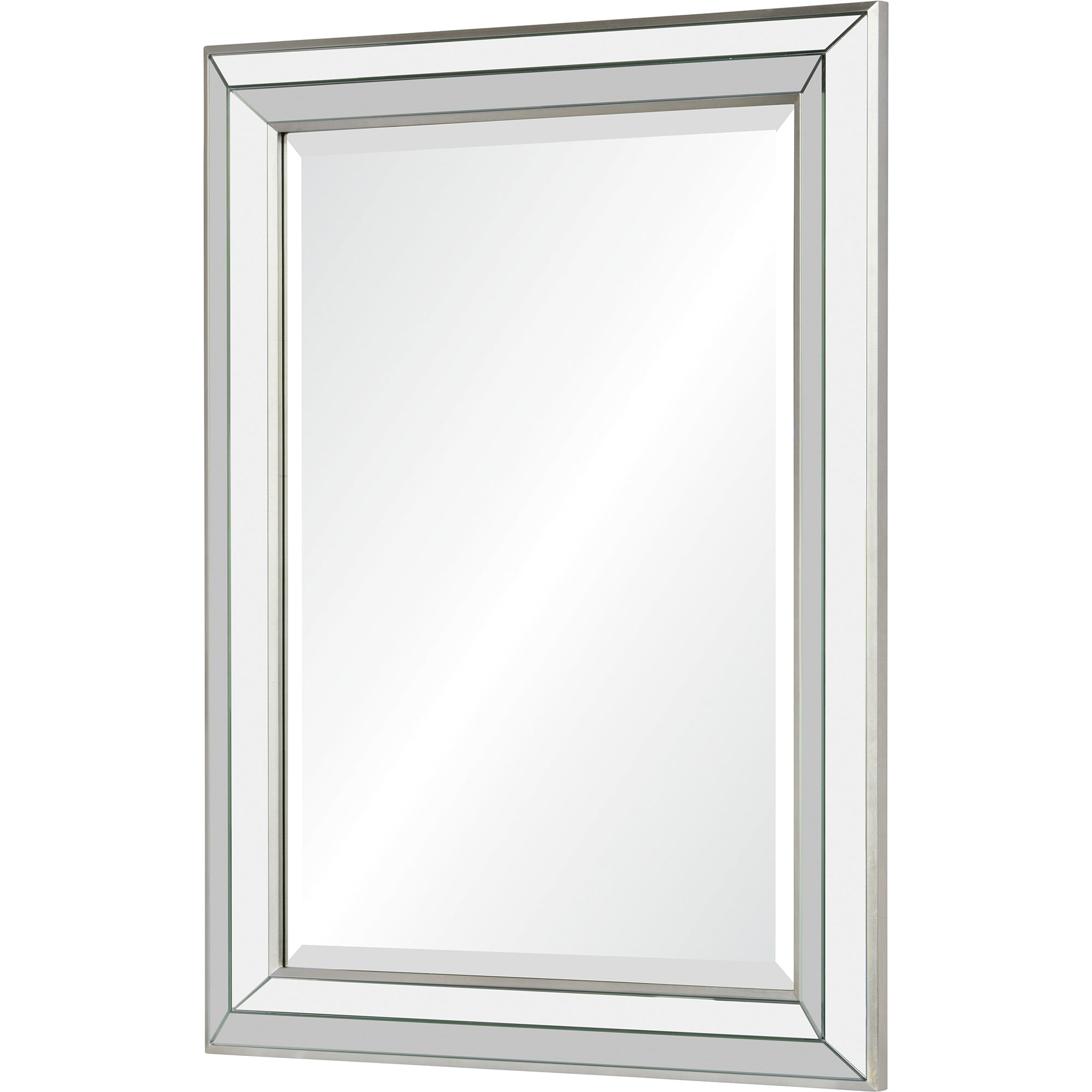 Hawkwell 30" Wood - Silver Leaf Mirror