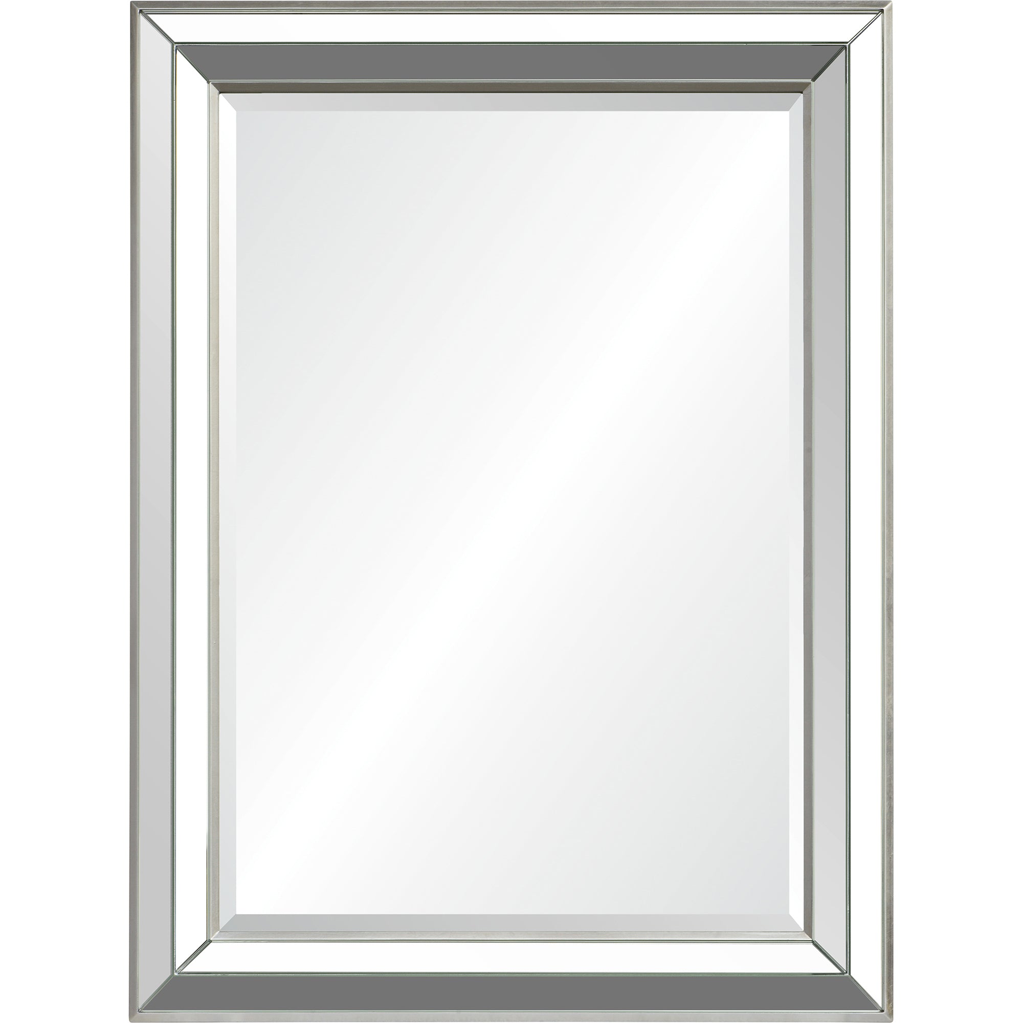 Hawkwell 30" Wood - Silver Leaf Mirror