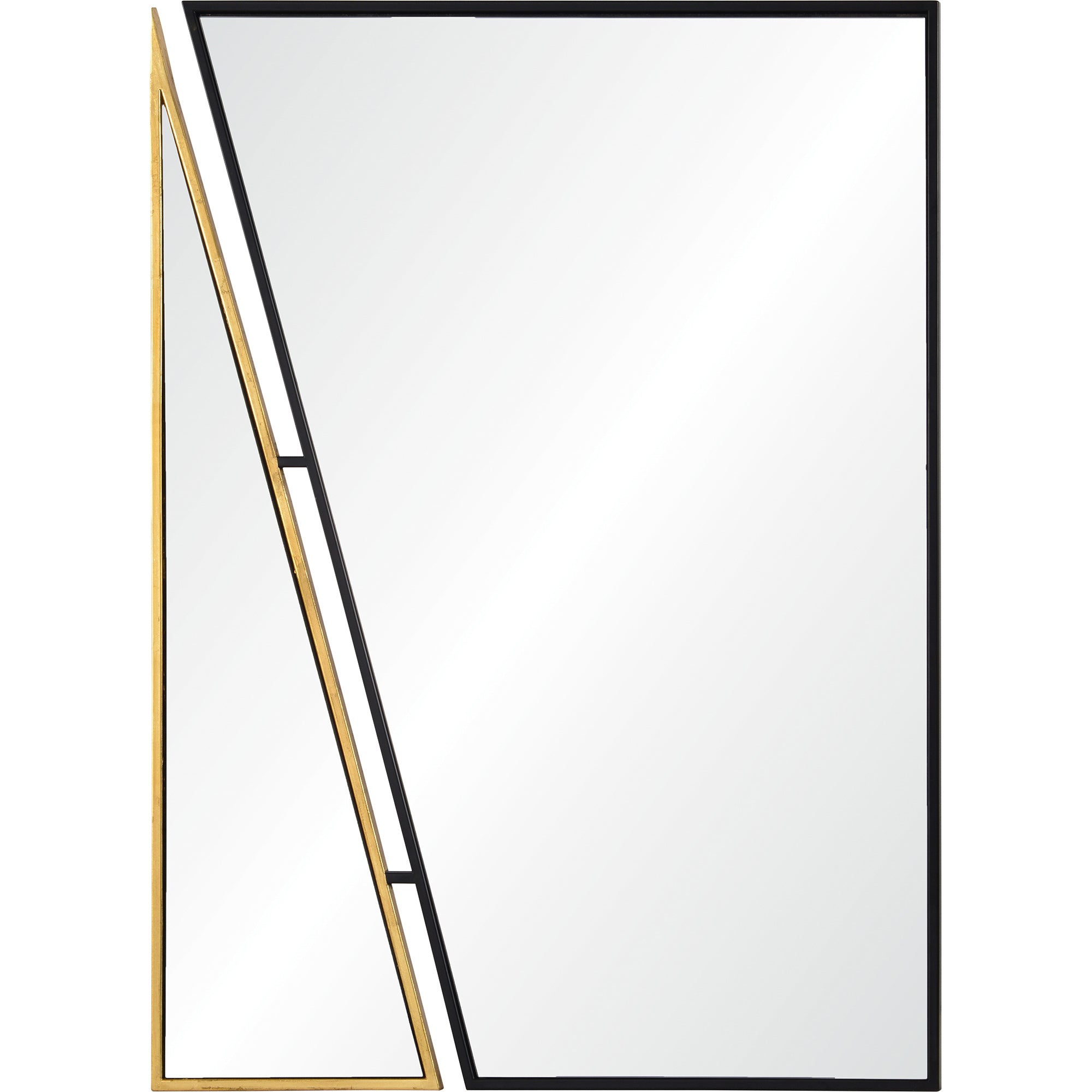 Idiom 28" Iron - Gold Leaf Mirror